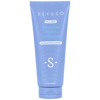 Seysso Silk Care Sensitive Relief, pasta do zębów z fluorem, 75 ml - zdjęcie produktu