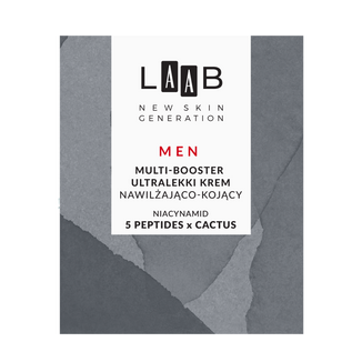 AA Laab Men Multi-booster, ultralekki krem nawilżająco-kojący, 50 ml AA Laab Men Multi-booster, ultralekki krem nawilżająco-kojący, 50 ml - zdjęcie produktu