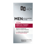 AA Men Advanced Care Vital 40+, krem do twarzy przeciw zmarszczkom, 50 ml - miniaturka zdjęcia produktu