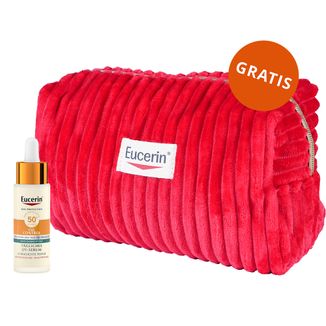 Eucerin Oil Control Dry Touch, ultralekkie serum UV, SPF 50+, 30 ml + kosmetyczka gratis - zdjęcie produktu