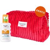 Eucerin Sun Protection Sensitive Protect, spray ochronny dla dzieci, ultralekki, SPF 50+, 200 ml + kosmetyczka gratis - miniaturka zdjęcia produktu
