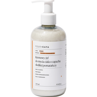 Your KAYA, kremowy żel do mycia ciała o zapachu słodkiej pomarańczy,
300 ml Your KAYA, kremowy żel do mycia ciała o zapachu słodkiej pomarańczy,
300 ml - zdjęcie produktu