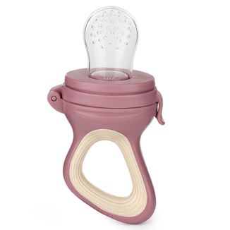 Petite&Mars, silikonowy gryzak do podawania owoców Fruzi, Rose&Sand, od 6 miesiąca - zdjęcie produktu