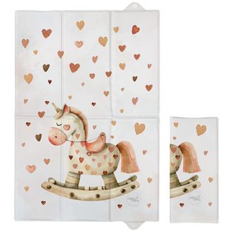 Ceba Baby, składana mata do przewijania, Rocking Horse, 60 x 40 cm - zdjęcie produktu