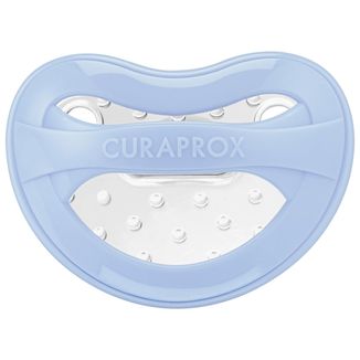 Curaprox baby, smoczek uspokajający, 1-2,5 roku, rozmiar 1, niebieski, 1 sztuka - zdjęcie produktu