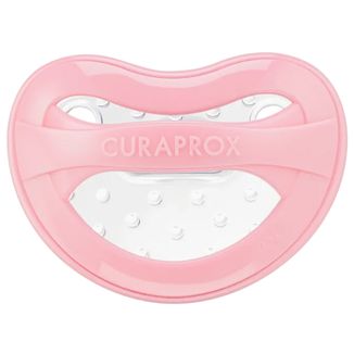 Curaprox baby, smoczek uspokajający, 1-2,5 roku, rozmiar 1, różowy, 1 sztuka - zdjęcie produktu