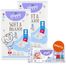 Zestaw Bella Baby Happy, pieluchy, rozmiar 3 Midi, 5-9 kg, 2 x 70 sztuk + chusteczki nawilżane, alantoina i witamina E, 64 sztuki gratis - miniaturka  zdjęcia produktu