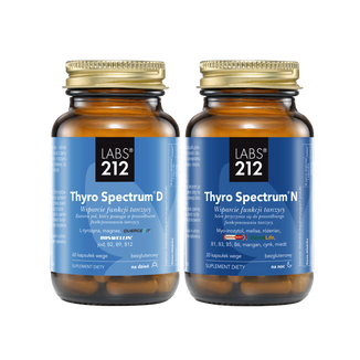Zestaw Labs212 Thyro Spectrum D/N, 60 kapsułek na dzień + 30 kapsułek na noc - zdjęcie produktu