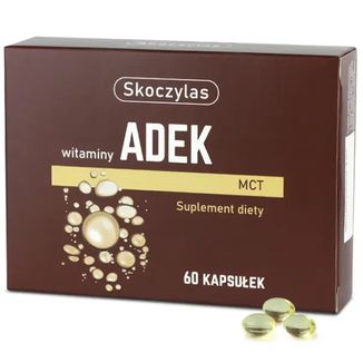 Skoczylas Witaminy ADEK MCT, 60 kapsułek Skoczylas Witaminy ADEK MCT, 60 kapsułek - zdjęcie produktu