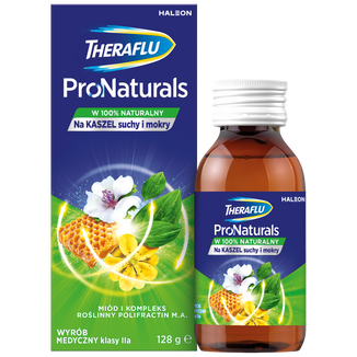 Theraflu ProNaturals, syrop, 128 g Theraflu ProNaturals, syrop, 128 g - zdjęcie produktu