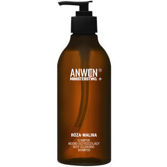 Anwen x Ministerstwo, mocno oczyszczający szampon do włosów, róża-malina, 200 ml - zdjęcie produktu