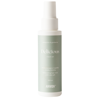 Anwen Delicious Travel Set, teksturyzująca mgiełka z solą morską, 100 ml Anwen Delicious Travel Set, teksturyzująca mgiełka z solą morską, 100 ml - zdjęcie produktu
