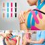 Revity Kinesiology Recovery Tape, taśma kinezjologiczna Recovery, wodoodporna, 5 cm × 5 m, fiolet, 1 sztuka - miniaturka 2 zdjęcia produktu