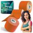 Revity Kinesiology Recovery Tape, taśma kinezjologiczna Recovery, wodoodporna, 5 cm × 5 m, pomarańcz, 1 sztuka - miniaturka  zdjęcia produktu