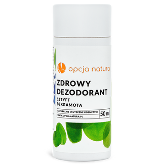 Opcja Natura Zdrowy Dezodorant w sztyfcie, bergamota, 50 ml - zdjęcie produktu