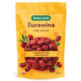 Bakalland Żurawina, całe owoce, 100 g - miniaturka zdjęcia produktu
