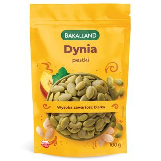 Bakalland Pestki dyni, łuskane, 100 g - zdjęcie produktu