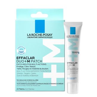 Zestaw La Roche-Posay Effaclar Duo+M, wielofunkcyjne plasterki na pryszcze, 22 sztuki + nawilżający krem do cery trądzikowej, 40 ml - zdjęcie produktu