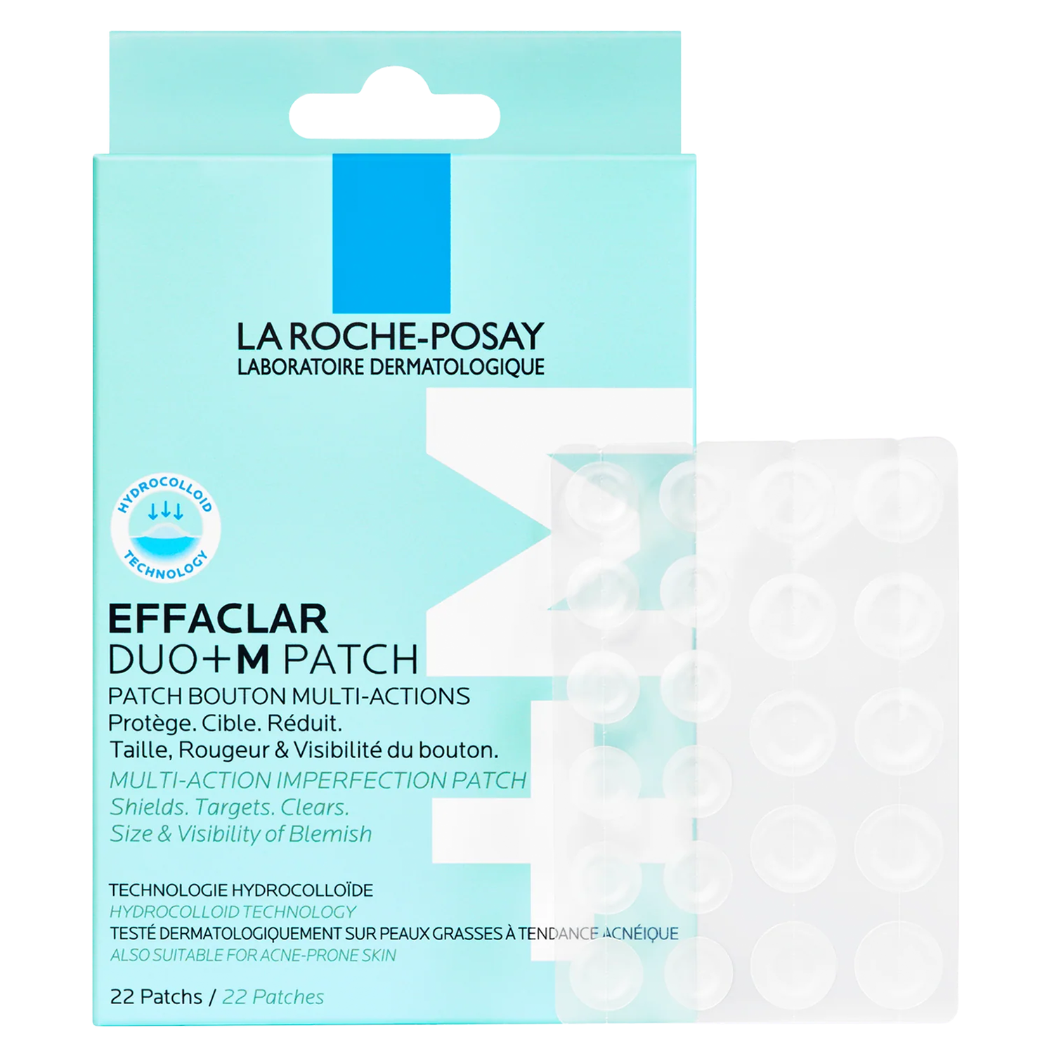 Набор La Roche-Posay Effaclar Duo+M: крем для кожи, склонной к акне, 40 мл и пластыри 22 шт — фото 3