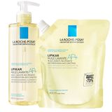 Zestaw La Roche-Posay Lipikar AP+, olejek myjący uzupełniający poziom lipidów, przeciw podrażnieniom skóry, 400 ml + zapas, 400 ml - miniaturka zdjęcia produktu