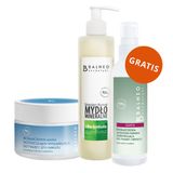 Zestaw Balneokosmetyki, biosiarczkowe mydło mineralne w płynie, 250 ml + maska oczyszczająco-wygładzająca do twarzy, szyi i dekoltu, 150 ml + mgiełka odświeżająca, 150 ml gratis - miniaturka zdjęcia produktu