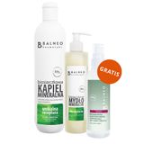 Zestaw Balneokosmetyki, biosiarczkowe mydło mineralne w płynie, 250 ml + kąpiel mineralna, 500 ml + mgiełka odświeżająca, 150 ml gratis - miniaturka zdjęcia produktu