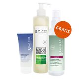 Zestaw Balneokosmetyki, biosiarczkowe mydło mineralne w płynie, 250 ml + krem do rąk i paznokci, 100 ml + mgiełka odświeżająca, 150 ml gratis - miniaturka zdjęcia produktu