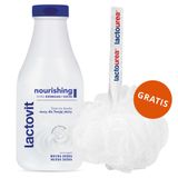 Lactovit Nourishing, żel do kąpieli, 500 ml + myjka do kąpieli gratis - miniaturka zdjęcia produktu
