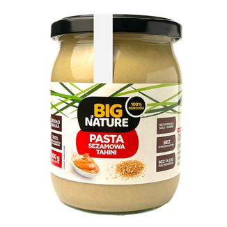Big Nature Pasta sezamowa Tahini, 500 g - zdjęcie produktu