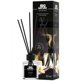 Big Nature, dyfuzor zapachowy, wanilia, 50 ml Big Nature, dyfuzor zapachowy, wanilia, 50 ml - zdjęcie produktu