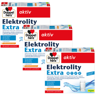 Zestaw Doppelherz aktiv Elektrolity Extra, 3 x 20 saszetek - zdjęcie produktu
