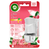 Air Wick Musująca Róża & Malina, elektryczny odświeżacz powietrza, urządzenie + zapas, 19 ml - miniaturka zdjęcia produktu