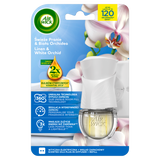 Air Wick Świeże Pranie & Biała Orchidea, elektryczny odświeżacz powietrza, urządzenie + zapas, 19 ml - miniaturka zdjęcia produktu