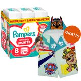 Pampers Active Baby Pants 8 (17+ kg), pieluchomajtki, 92 sztuki + ręcznik-pelerynka Psi Patrol gratis - miniaturka zdjęcia produktu