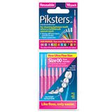 Piksters Regular szczoteczki międzyzębowe, różowe, 10 sztuk - miniaturka zdjęcia produktu