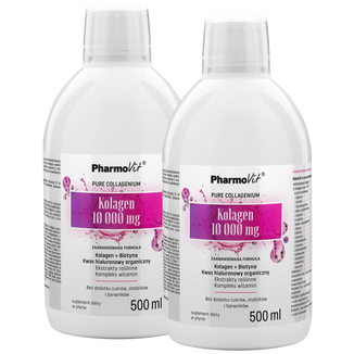 Zestaw PharmoVit Kolagen 10000 mg, 2 x 500 ml - zdjęcie produktu