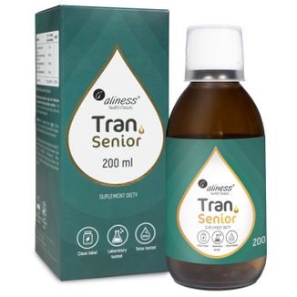 Aliness Tran Senior + D3 4000 IU, 200 ml - zdjęcie produktu