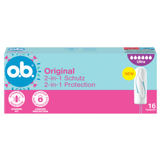 O.B. Original Ultra, tampony higieniczne, 16 sztuk O.B. Original Ultra, tampony higieniczne, 16 sztuk - zdjęcie produktu