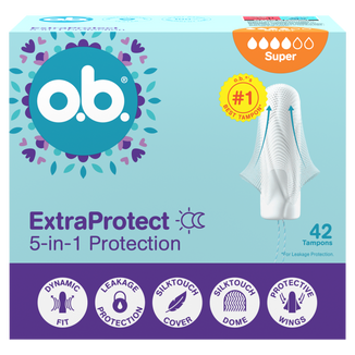 O.B. Extra Protect Super Plus, tampony higieniczne, 36 sztuk - zdjęcie produktu