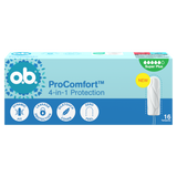 O.B. ProComfort Super Plus, tampony higieniczne, 16 sztuk - miniaturka zdjęcia produktu
