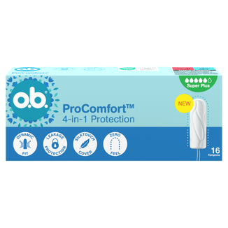 O.B. ProComfort Super Plus, tampony higieniczne, 16 sztuk - zdjęcie produktu