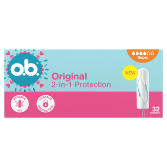 O.B. Original Super, tampony higieniczne, 32 sztuki O.B. Original Super, tampony higieniczne, 32 sztuki - zdjęcie produktu