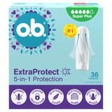 O.B. ExtraProtect Super, tampony higieniczne, 42 sztuki - miniaturka zdjęcia produktu