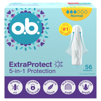 O.B. ExtraProtect Normal, tampony higieniczne, 56 sztuk - zdjęcie produktu