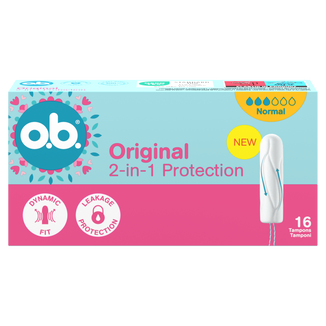 O.B. Original Normal, tampony higieniczne, 16 sztuk - zdjęcie produktu