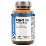 Pharmovit Chrom Max, pikolinian chromu 200 µg, 60 kapsułek - miniaturka zdjęcia produktu