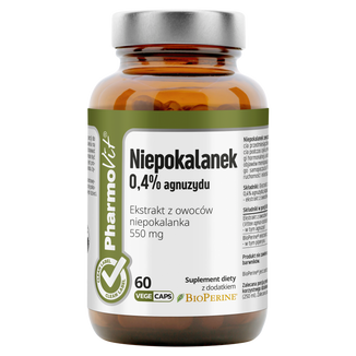 Pharmovit Niepokalanek, 0,4% agnuzydu, 60 kapsułek Pharmovit Niepokalanek, 0,4% agnuzydu, 60 kapsułek - zdjęcie produktu
