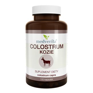 Medverita Colostrum kozie 500 mg, 100 kapsułek - zdjęcie produktu