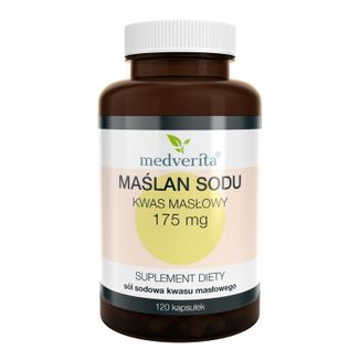 Medverita Maślan sodu, 120 kapsułek - zdjęcie produktu