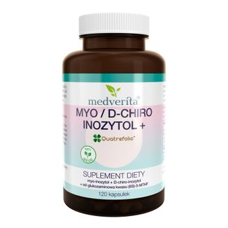 Medverita Myo/D-chiro-Inozytol 40:1, 120 kapsułek - zdjęcie produktu